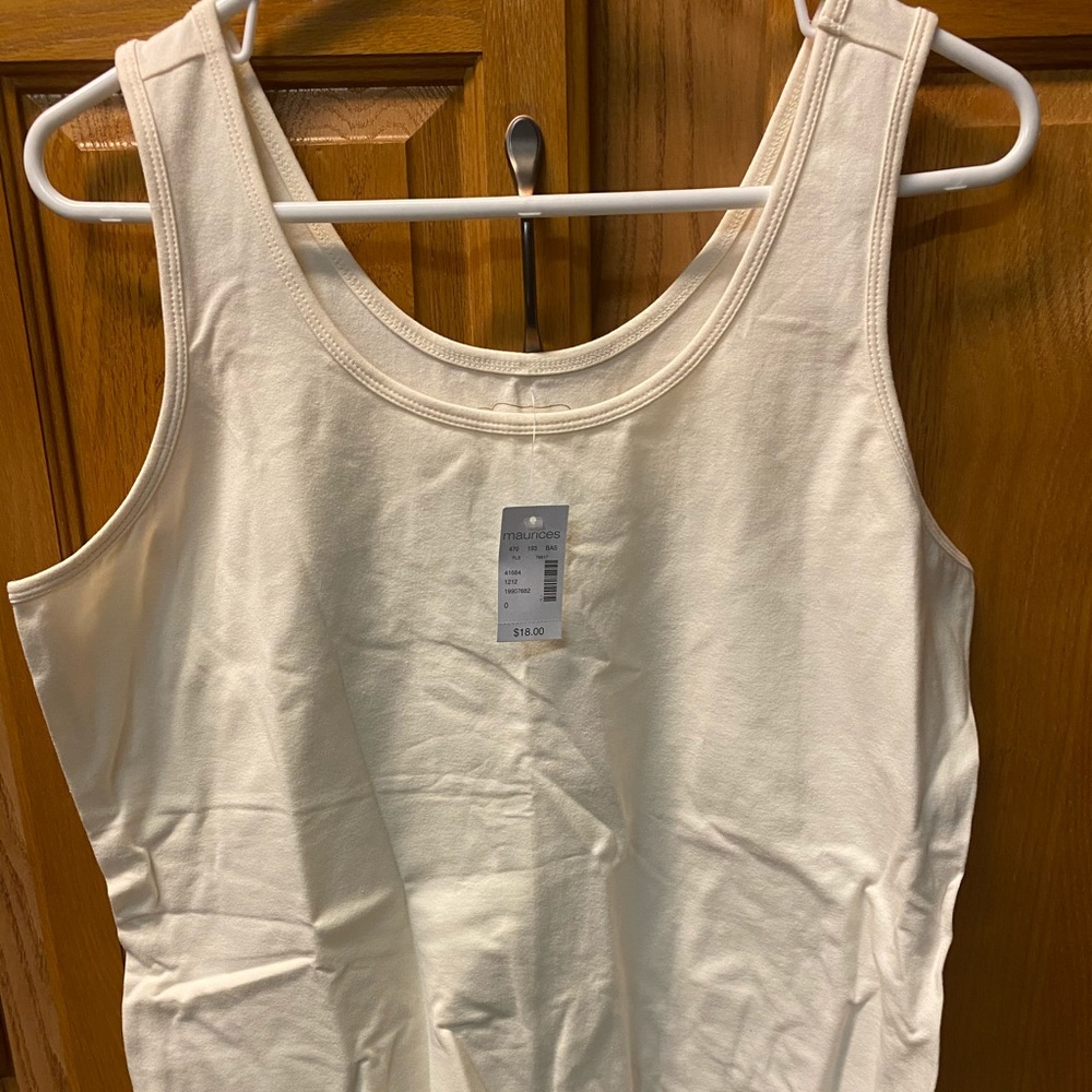 White and cream tank tops!